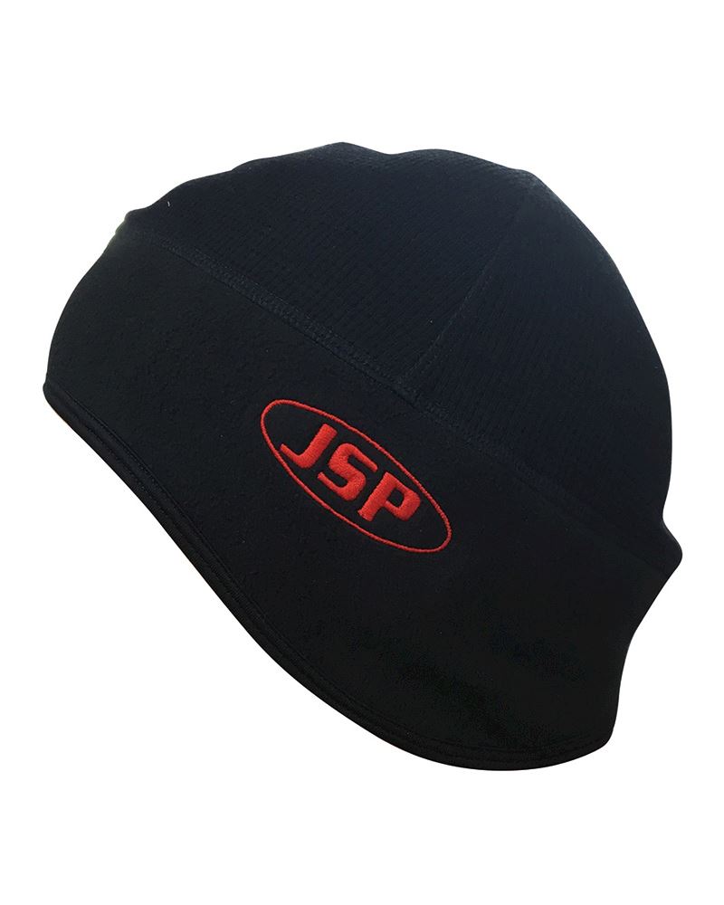 Keep your head and ears warm with the JSP Thermal Safety Helmet Beanie