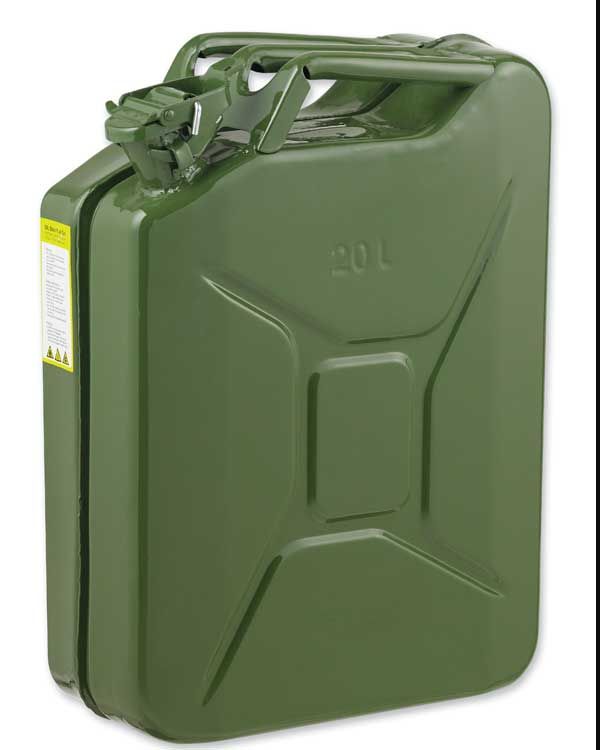 UN certification PVC green Fuel can 5 liters 
