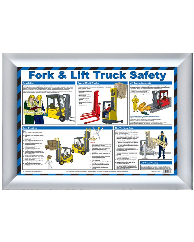 Fork Lift Truck Safety Chart From Aspli Safety