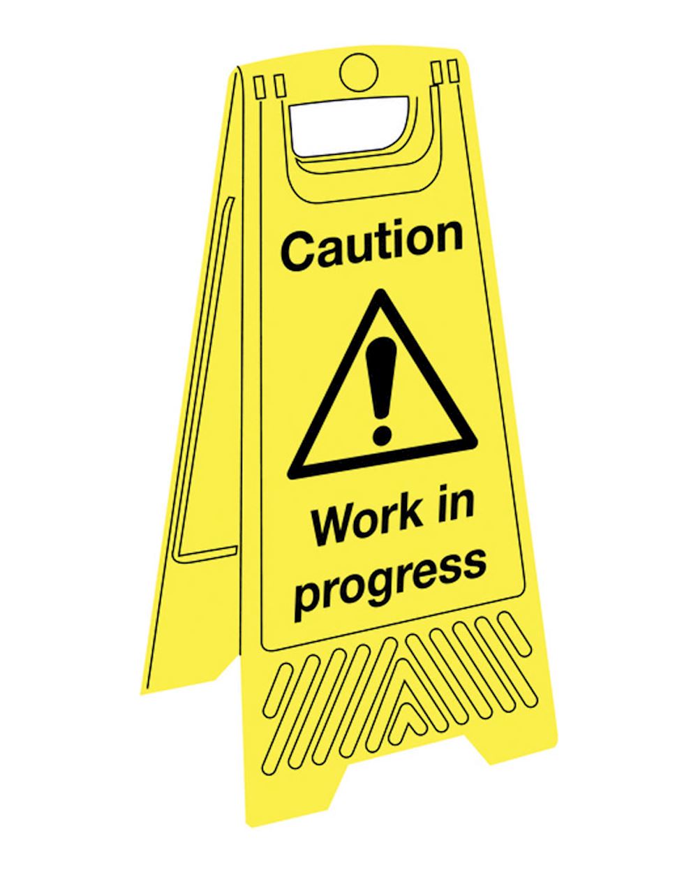 Work In Progress Sign On A Board From Aspli Safety