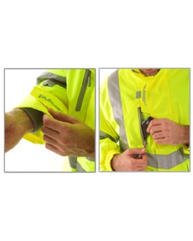 High Visibility Waterproof Storm Coat Class 3