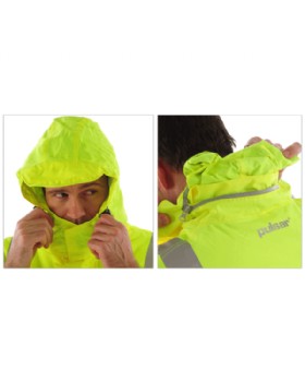 High Visibility Lined Waterproof Classic 7 In 1 Coat Class 3