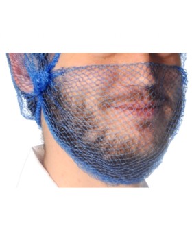 Beard Snood Blue Metal Free (Pack 36)