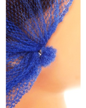 Hair Nets Blue Metal Detectable - Pack Of 100