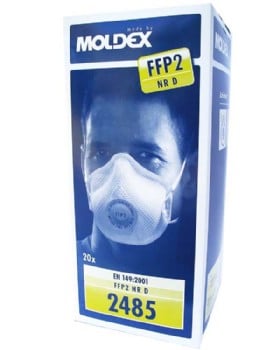 Moldex 2485 FFP2 Nrd Disposable Dust Mask