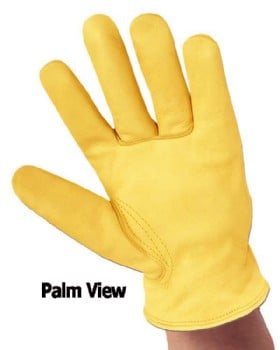 Cowhide Lined Drivers Glove - Premium Quality Cowhide