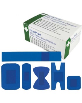 Plasters Blue Detectable Assorted