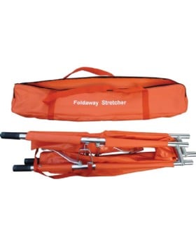 Folding Stretcher - Single Fold With Carry - Stowage Bag
