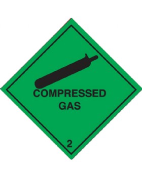 Compressed Gas Hazard Warning