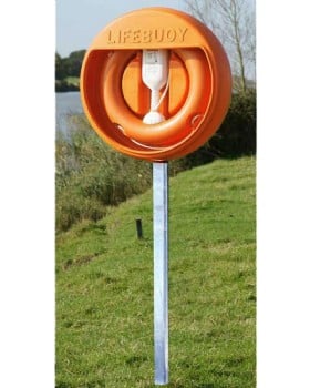 Lifebuoy Housing For 24 Inch Lifebuoys With Sub Surface Post