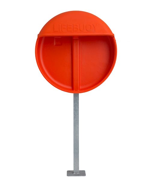 Lifebuoy Housing For 30 Inch Lifebuoys With Surface Mounted Post