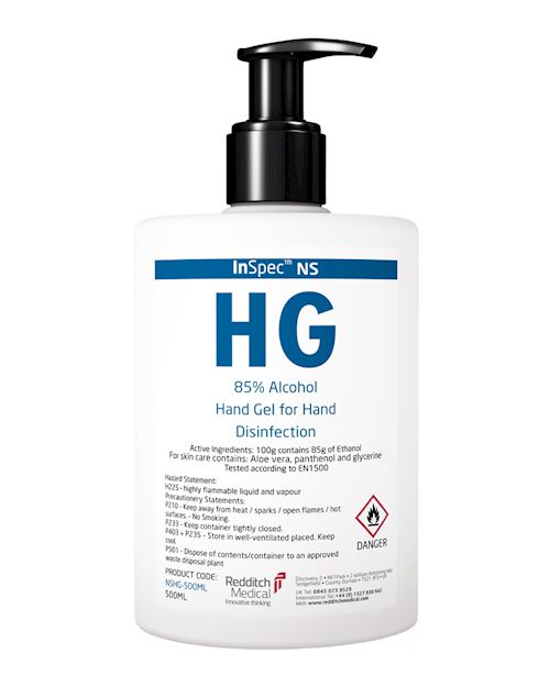85% Alcohol Hand Gel - 500ml Pack of 8