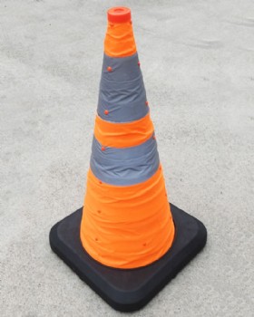 Telescopic Road Cone, Collapsible - Pop Up Portable Cone