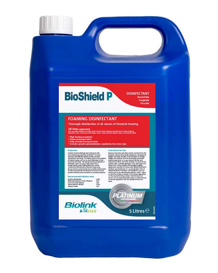 DEFRA Approved Liquid Disinfectant for bio-security mats