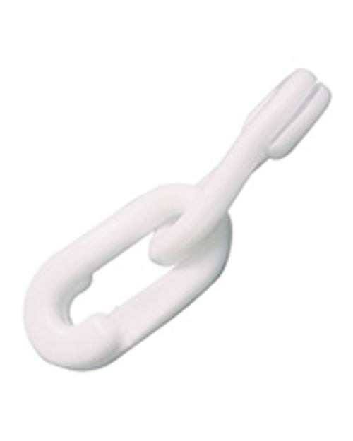 6mm White Chain Connectors - Pack 10