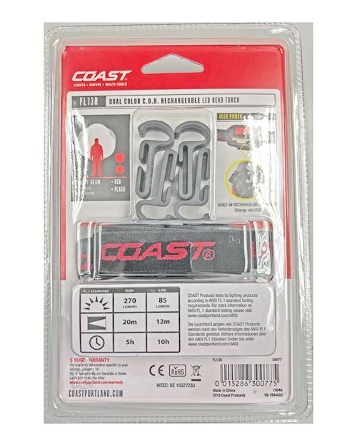 Led Rechargeable Head Torch By Coast