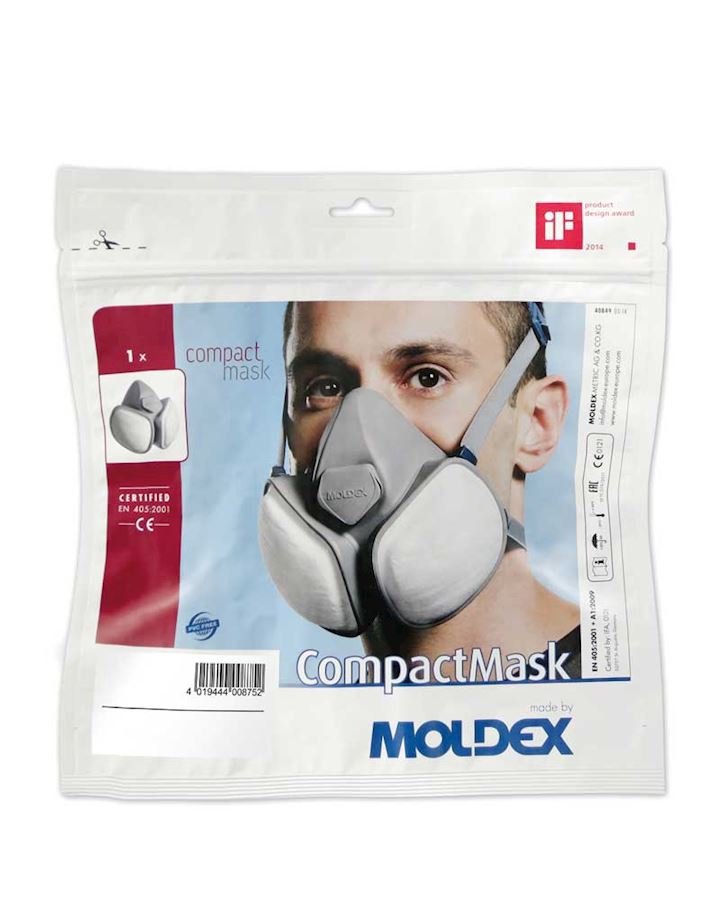 Moldex 5430 A1B1E1K1 P3 RD Compact Mask