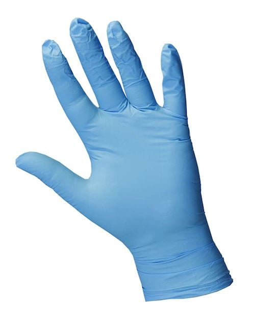 Blue Nitrile Gloves Disposable - Pack of 100