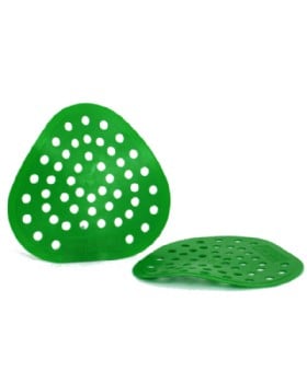 Bio Urinal Mats Green Apple Scented Pack 12