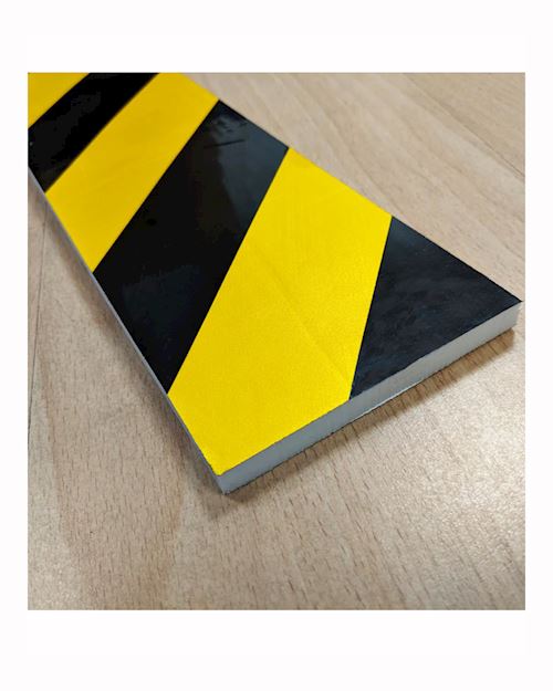 Rectangular Foam Surface Protector -  Edging Strip Yellow-Black