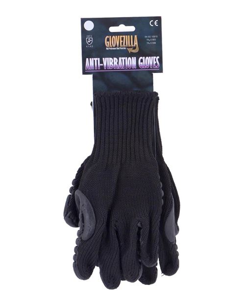 Beeswift Glovezilla Anti Vibration Gloves Black