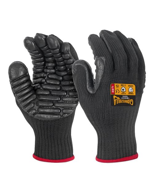 Beeswift Glovezilla Anti Vibration Gloves Black