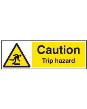 Caution Trip Hazard Self Adhesive