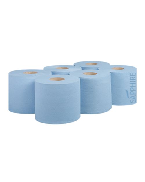 Blue Centrefeed Roll 150m (Pack 6)