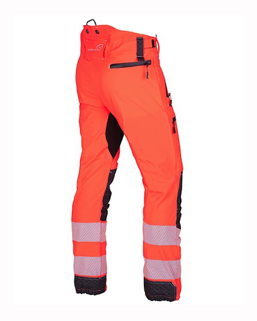 Hi - Vis Orange Chainsaw Trousers Network Rail - RIS-3279-TOM