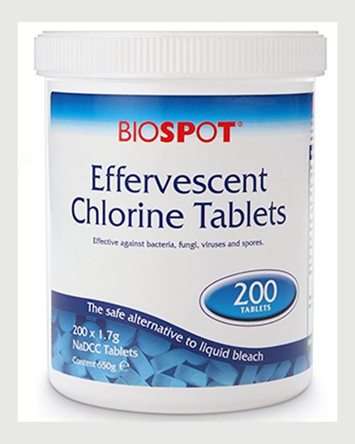 Chlorine Sanitising Tablets - Tub of 200