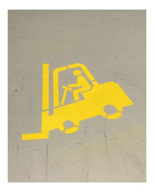 DURALINE Logistics Floor Marking Stencil Set