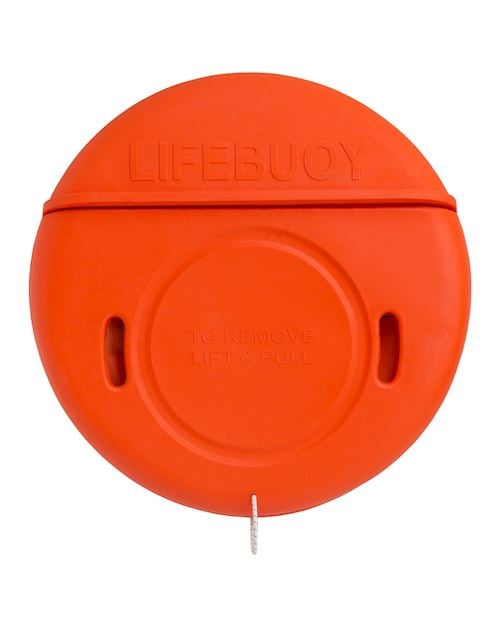 Lifebuoy Cabinet For 30 Inch Lifebuoys - Rail Mounted