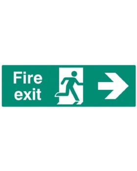 Fire Exit Right Sign