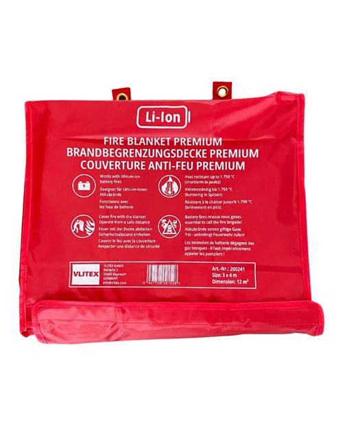 Fire Blanket For E-Bikes - 3m x 4m