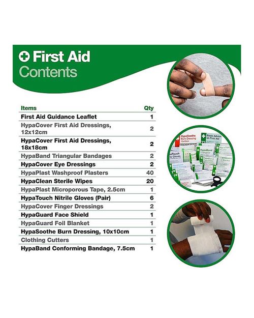 Small Economy Workplace First Aid Kit - British Standard Compliant
