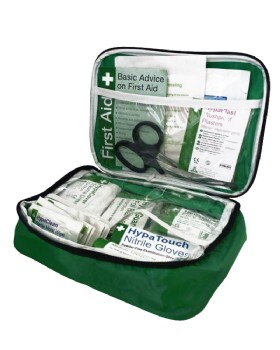 BSI Spec First Aid Kit Lone Worker In Nylon Case
