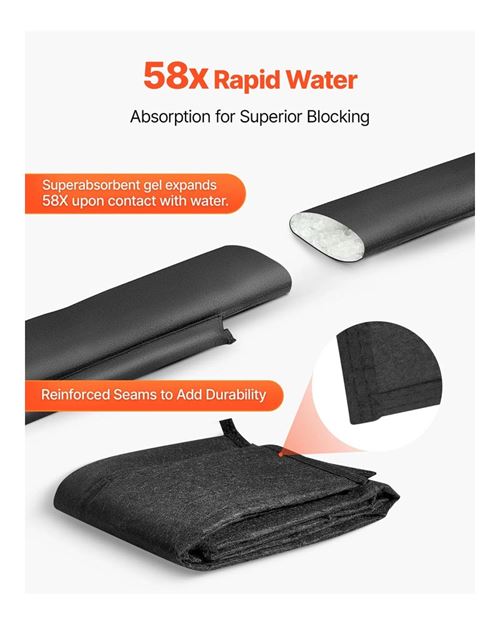 Flood Barrier - 83 x 43cm Pack of 6