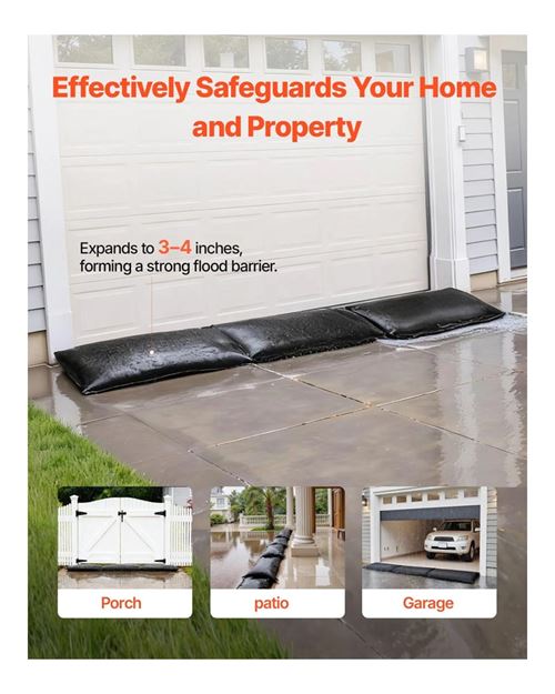 Flood Barrier - 83 x 43cm Pack of 6