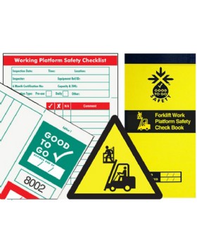 Forklift Inspection Record Pad - Booklet