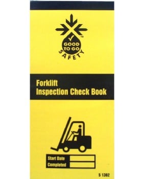 Forklift Inspection Record Pad - Booklet