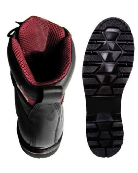 V1235 Black S3 Leather Safety Boot Mid-Sole