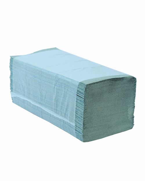 V Fold Paper Hand Towels Green 1 ply