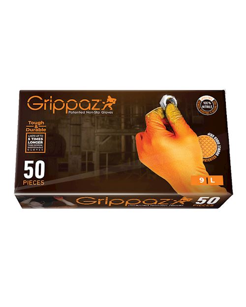Grippaz Nitrile Disposable Glove - Powder Free