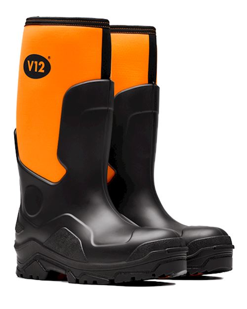 Safety Wellington With Steel Toe Cap - Groundworker