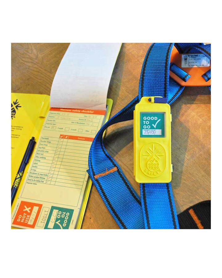 Safety Harness Inspection Record Pad - Booklet
