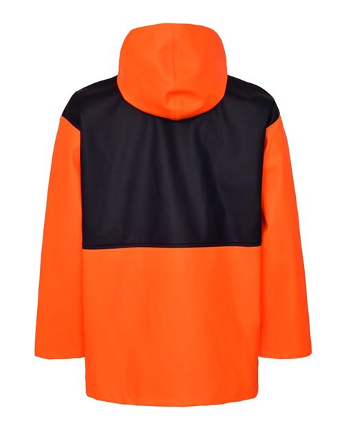Hi-Vis Anorak In Heavy PU Quality - Oilskin