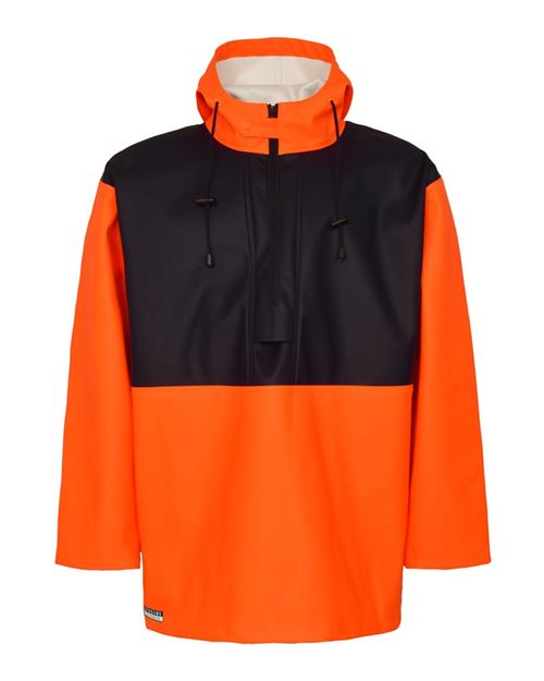 Hi-Vis Anorak In Heavy PU Quality - Oilskin