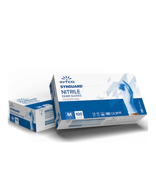 Blue Nitrile Gloves Disposable - Pack of 100