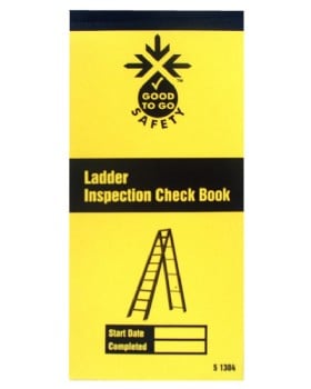 Ladder Inspection Record Pad - Booklet