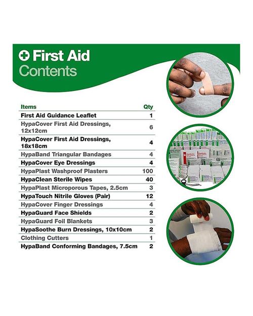 Large Economy Workplace First Aid Kit - British Standard Compliant